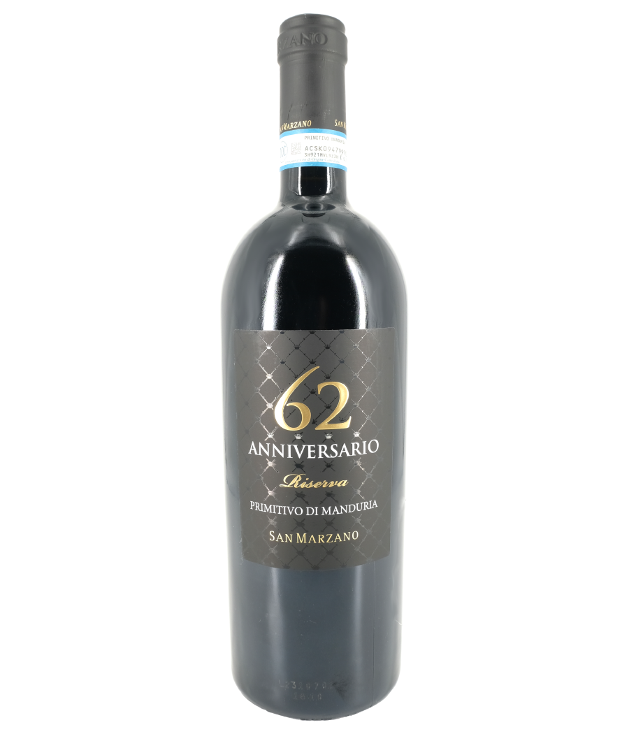 San Marzano Vini 62 Anniversario Riserva Primitivo di Manduria